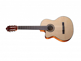 VIOLAO CRAFTER NYLON ELETRICO HC 250 CE NATURAL CANHOTO