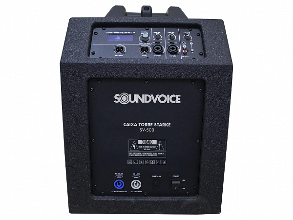 CAIXA SOUNDVOICE SISTEMA AMPLIFICADO STARKE SV-500 - 500WTS -BLUETOOTH