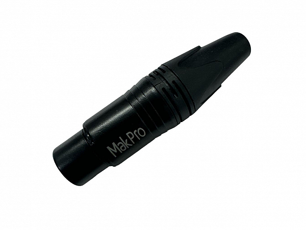 PLUG MAKPRO XLR FEMEA LINHA BK