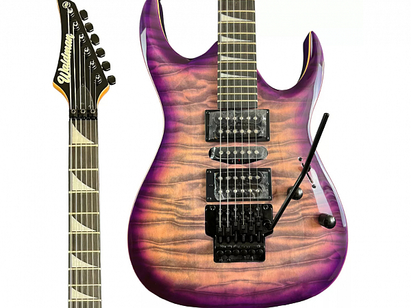 GUITARRA WALDMAN FLOYD ROSE WIGR 270QX PPB