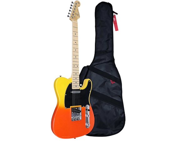 GUITARRA SX TELECASTER SEM2 BURNING FIRE