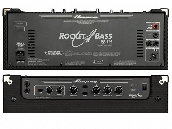 CUBO AMPEG BAIXO ROCKET BASS RB115  EQ-3B - 200W BIVOLT