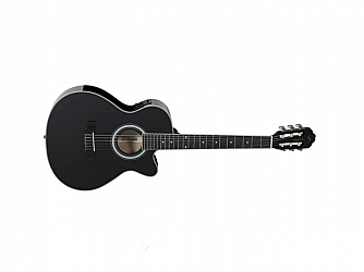 VIOLAO VOGGA NYLON VCE 340 BK ELETRICO