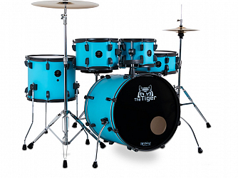 BATERIA ODERY THE TIGER TG 200 HW MSGR MATTE SKY C/BANCO E PRATOS