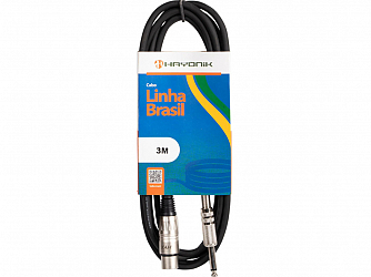 CABO HAYONIK LINHA BRASIL XLR FEMEA / P10 1MT