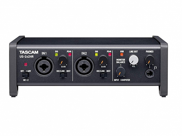 INTERFACE DE AUDIO TASCAM US-2X2HR