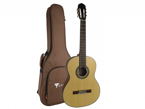 VIOLAO EAGLE NYLON DH 69 CLASSICO NATURAL SATIN FOSCO C/ BAG