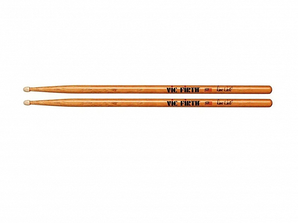 BAQUETA VIC FIRTH ASSINADA DAVE WECKL HICKORY (5A-5B) - LARANJA