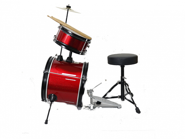 BATERIA SPRING INFANTIL KIDS SPK15 - VERMELHO