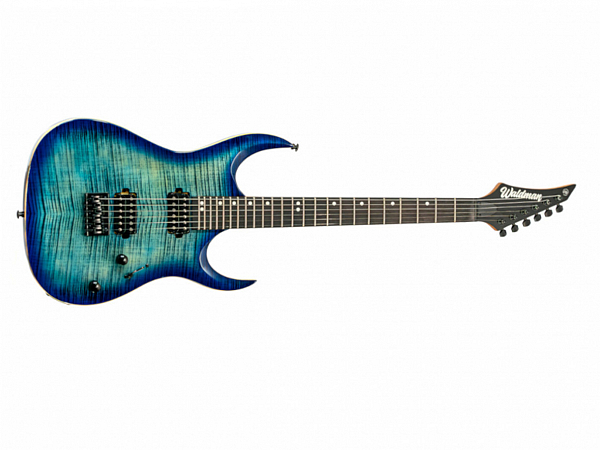 GUITARRA WALDMAN SUPER STRATO EXTRAVAGANZA WGAR 220F JE BLUE SEA