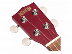 UKULELE MAHALO SOPRANO MK1TRD RED TRANSP