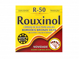 ENC VIOLAO ACO ROUXINOL R 50 C/BOLINHA