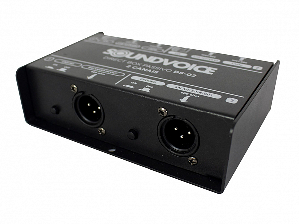 DIRECT BOX SOUNDVOICE DS 02 DUPLO PASSIVO