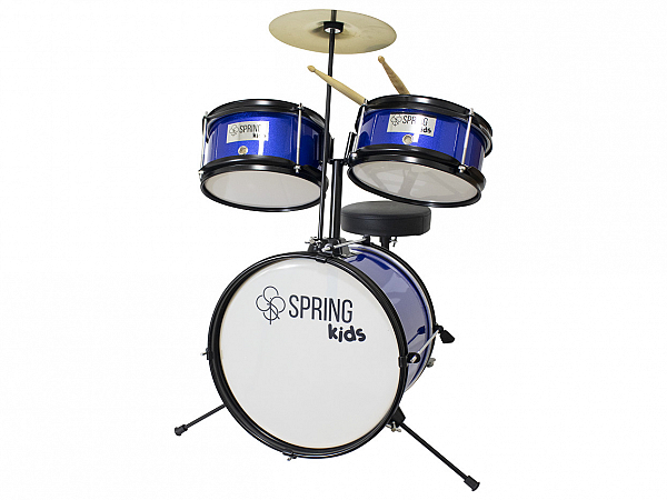 BATERIA SPRING INFANTIL KIDS SPK15 - AZUL