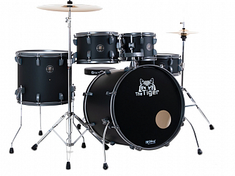 BATERIA ODERY THE TIGER TG 220 HW MBGR MATTE BLACK C/BANCO E PRATOS