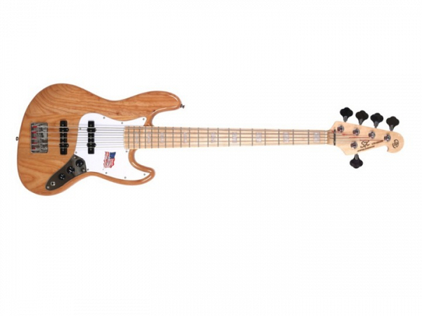 BAIXO SX JAZZ BASS 5C SJB 755 PASSIVO EM ASH NAT