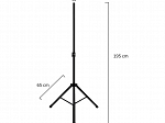 SUPORTE CAIXA TRIPE KONECT TC 203 FERRO