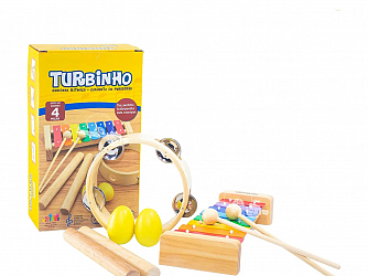 TURBO KIT MUSICALIZAÇÃO INFANTIL 04 ITENS BR-4A