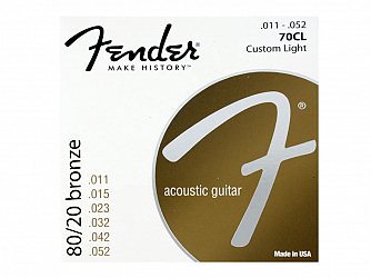 ENC VIOLAO ACO FENDER 011 BRONZE 70 CL