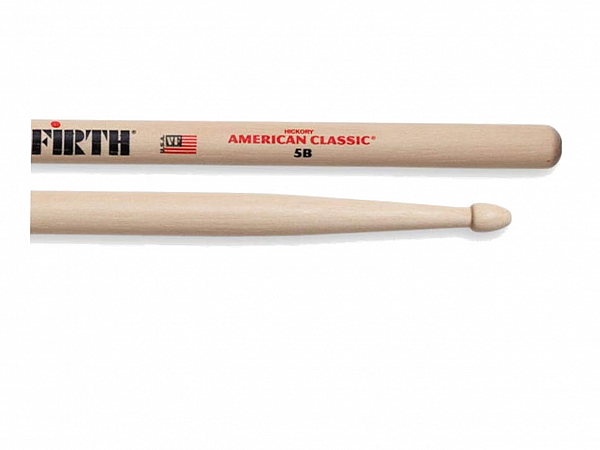 BAQUETA VIC FIRTH 5B AMERICAN CLASSIC HICKORY PONTA MADEIRA